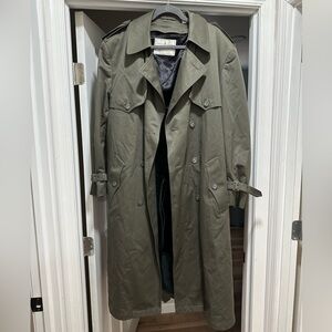 London Fog Fleece Lined Trench Coat Size 44Regular